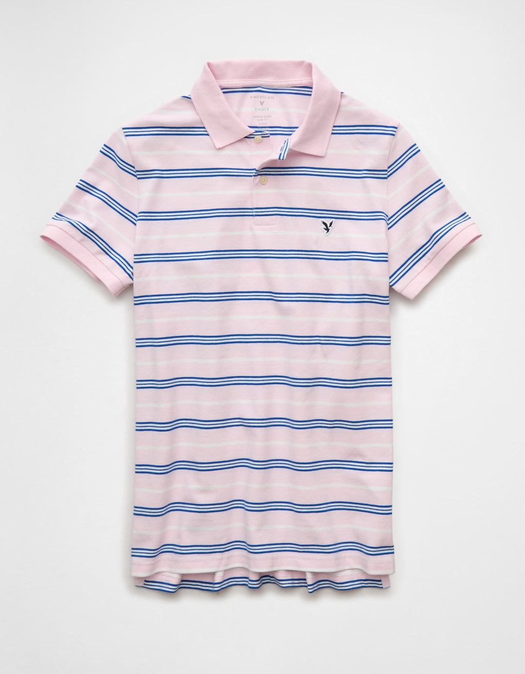Polo en piqué à logo AE Slim Coupe – American Eagle Europe