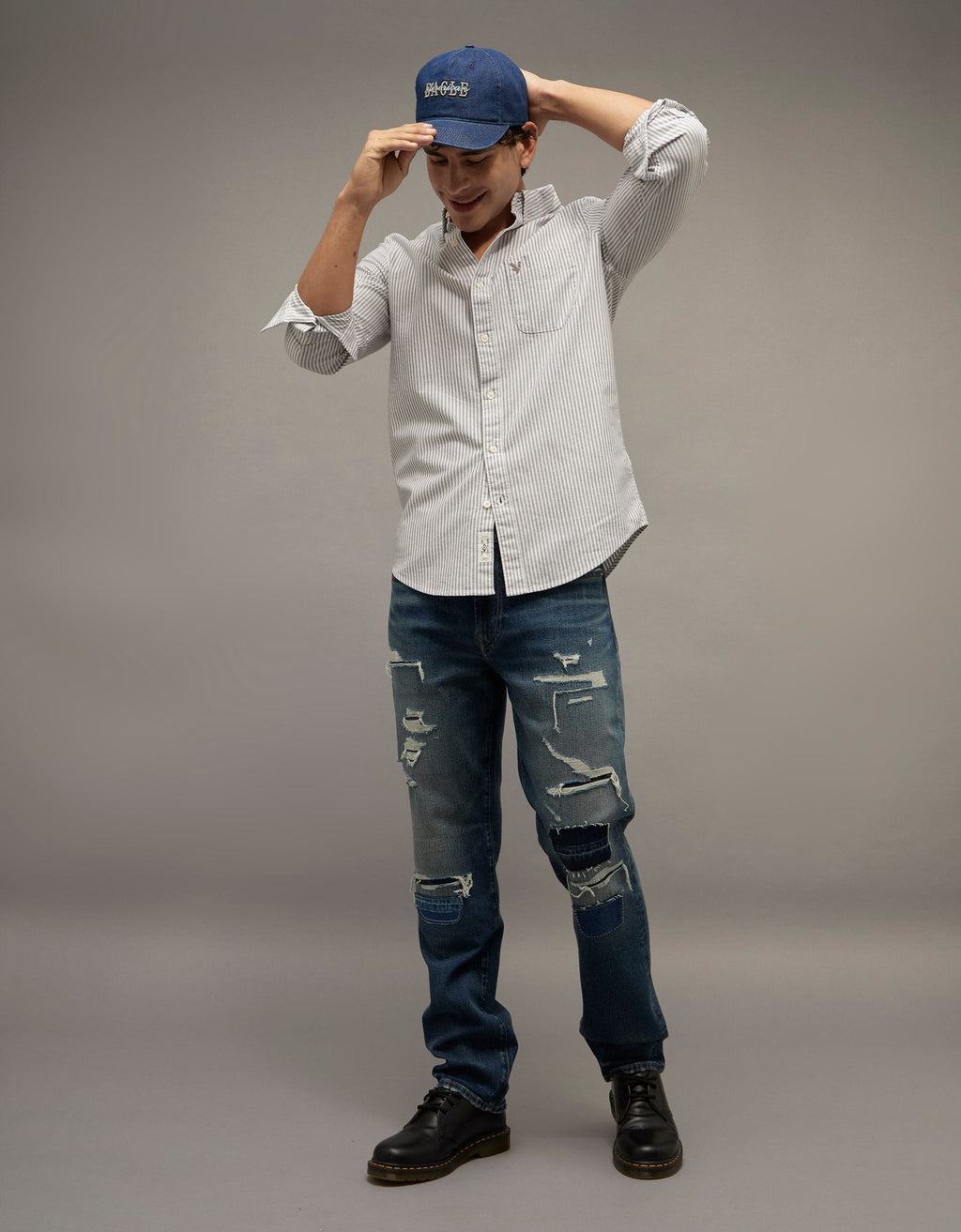 AE Everyday Slim Oxford Button-Up Shirt – American Eagle Europe