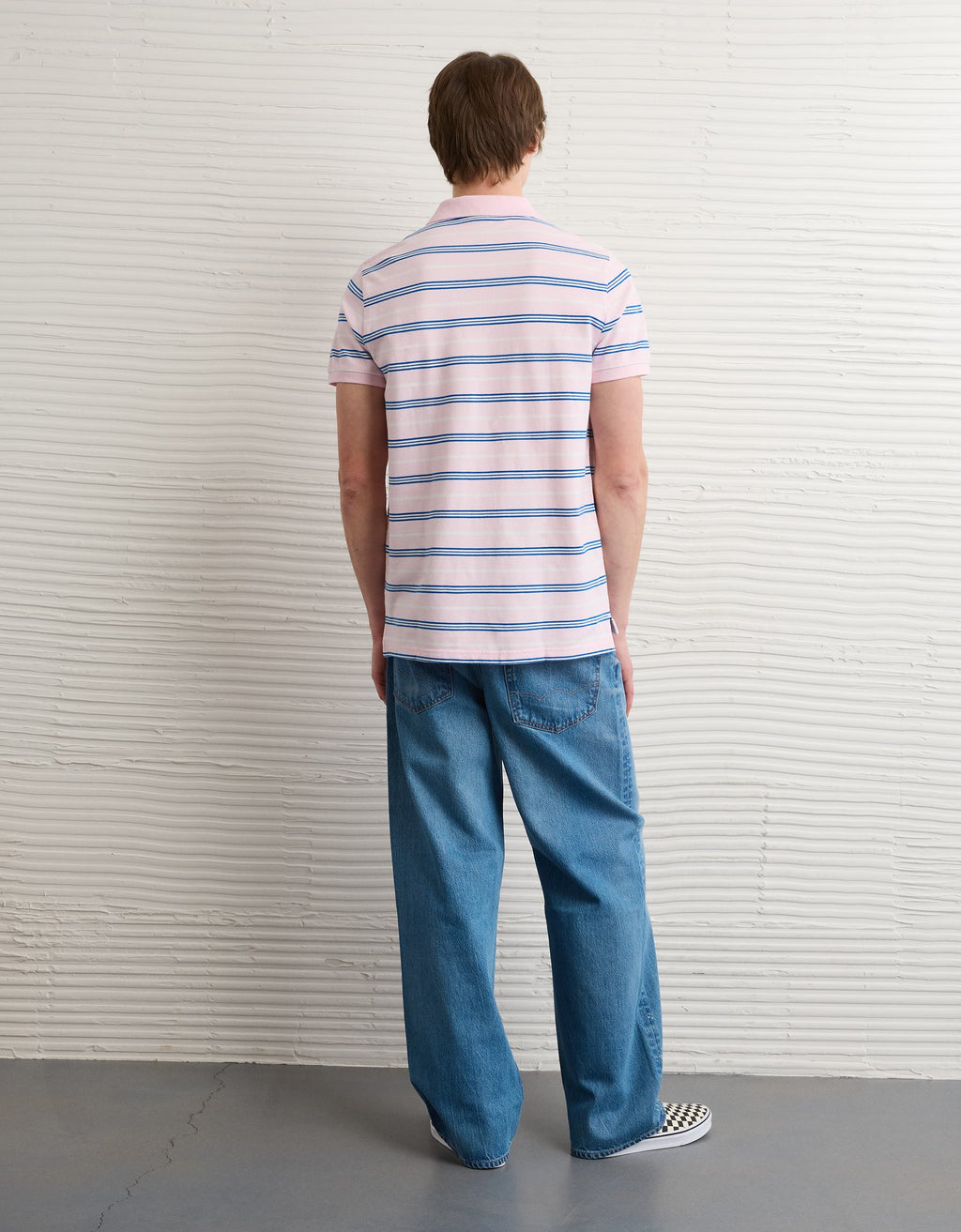 Polo en piqué à logo AE Slim Coupe – American Eagle Europe
