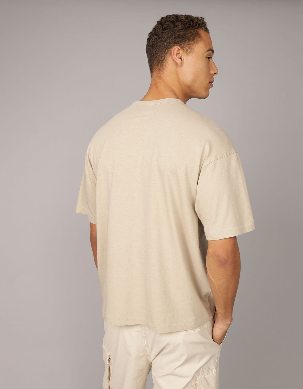 AE Boxy Linen-Blend T-Shirt – American Eagle Europe