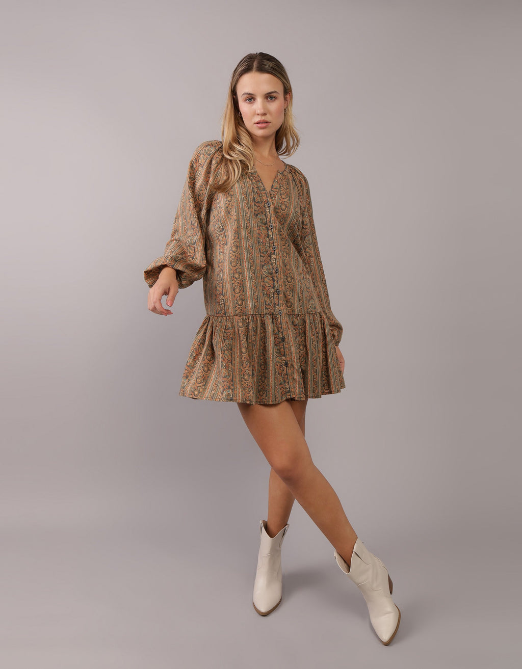 AE Long Sleeve Peasant Mini Dress American Eagle Europe ae-long-sleeve-peasant-mini-dress-american-eagle-europe