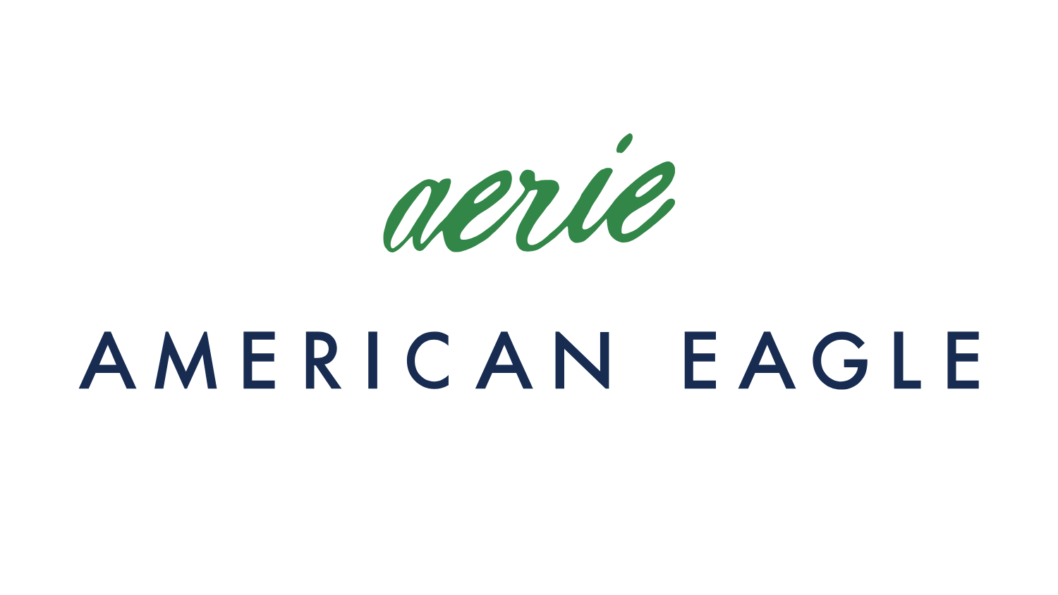 Aerie American Eagle logo on a white background